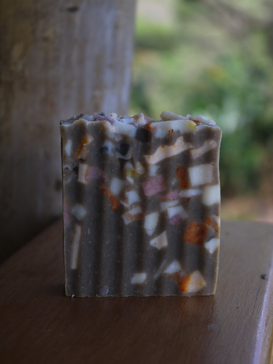 Lemongrass Confetti Tallow Soap Bar